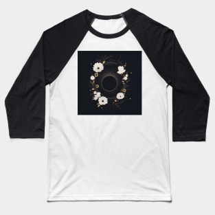 Galaxy Flowers Baseball T-Shirt